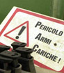 cartello fiera delle armi